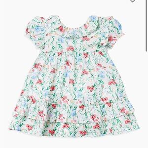 Janie and Jack Baby Girl's Floral Ruffle Dress in Size 3-6 months